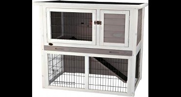 Trixie Natura Konijnenhok Met Ren Grijs / Wit