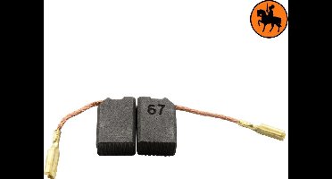 Koolborstelset voor Black & Decker KG85B - 6,3x10x14mm
