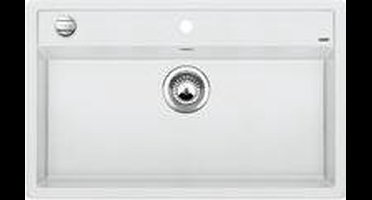 Spoelbak Blanco Dalago 8 vlakbouw wit 516644.Draaiknopbediening.