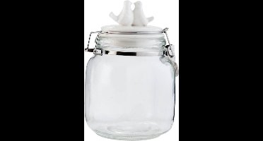 Clayre & Eef 6GL1521 - glas voorraadpot Pot � 11*18 cm / 1L