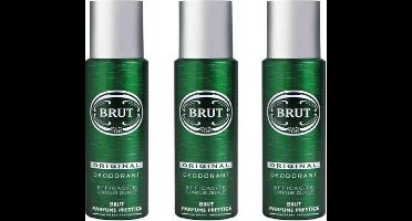 3x Brut deospray original 200 ml
