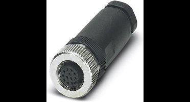 Phoenix Contact 1404420 kabel-connector M12 Zwart, Roestvrijstaal