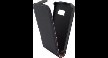 Mobiparts Premium Flip Case Samsung Galaxy Y Duos Black