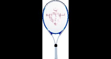 Tennisracket 25” Aluminium Blauw – Inclusief 2 Tennisballen en Hoes – Tennis Set voor Beginners en Recreatief Gebruik – Engelhart