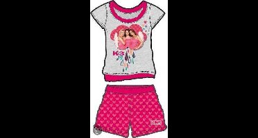 Studio 100 Shortama k3 roze/grijs maat 98/104