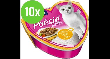 10x Vitakraft Poésie Kip & Groente Sauce, 85 gram