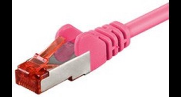 Danicom CAT6 S/FTP (PIMF) patchkabel - 3 meter roze - netwerkkabel - internetkabel - UTP kabel - RJ45 - 1000 mbit/s