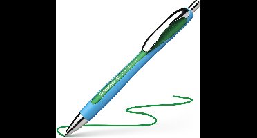 Schneider balpen - Slider Rave - penpunt XB - schrijfkleur groen - S-132504