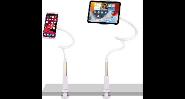 Tablet Houder Standaard Statief voor Tafel en Bed - Flexibel Draaibare Arm geschikt voor Telefoons en Tablets