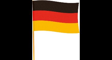 Flag Germany w.rod 50x70 cm