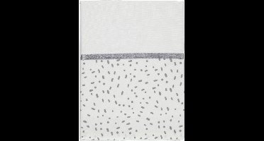 Briljant Baby Wieg Laken - Minimal Dots - Grijs - 75 x 100 cm Wieglaken