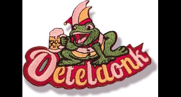 applicatie oeteldonk kikker met bierpull carnaval, Oeteldonk, Kindercrea