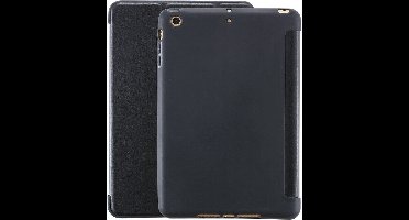 iPad Mini 4 hoes Zwart - iPad Mini 2 / 3 hoes Trifold Smart cover - iPad Mini hoes - Hoes iPad Mini 5 hoes bookcase - iPad Mini 1/2/3 hoesje soft Silicone Trifold case - Ntech