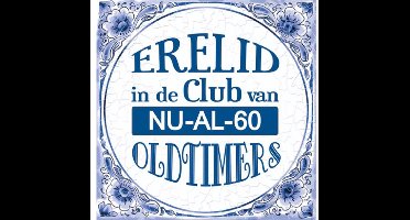 Tegels delfts blauw - 60 jaar