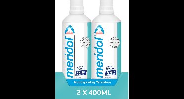 Meridol Mondwater Tandvlees - 2 x 400 ml - Voordeelverpakking