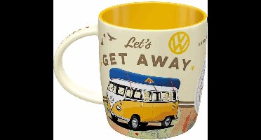 Nostalgic Art koffietas VW Bulli Let's Get Away