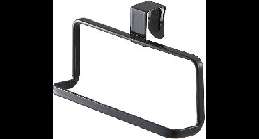 Yamazaki handdoekenrek keuken kastdeurtje smal - Zwart