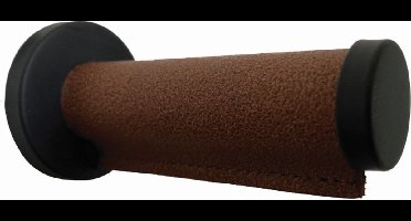 Wandhaak Roootz Hook - Kleur mat Zwart + Leer Cognac - 2 per carton