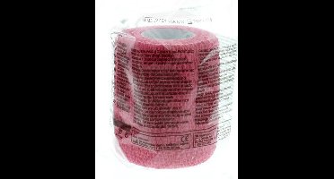 3M Coban zelfklevende zwachtel rood 7.5cm x 4.5m 1 Rol
