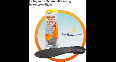 Scholl In-Balance inlegzolen voor schoenen in de maten 37-39.5 - Zolen voor pijn in de onderrug - 1 paar niet-klevende inlegzolen