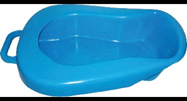 Aidapt Bedpan - Lichtgewicht gemakkelijk schoon - Blauw