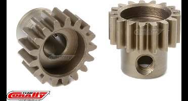 Team Corally - 32 DP Motortandwiel - Kort - Gehard staal - 17 Tanden - Motoras dia. 5mm