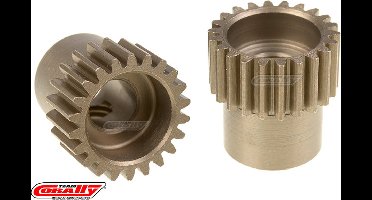 Team Corally - 48 DP Pinion – Short – Hardened Steel – 22 Teeth - ø5mm