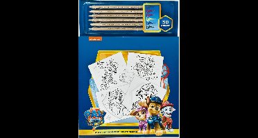 Paw Patrol Kleurboek Met 6 Kleurpotloden