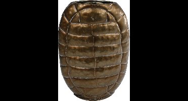 Vaas  Turtle  - Schildpad - S -  Brons  - Metaal -  22x8x30cm