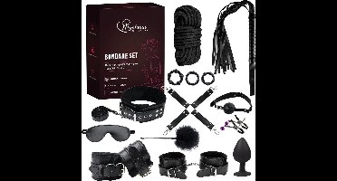 BDSM Extreme voor Mannen en Vrouwen - Bondage Set 17 Delig - Seksspeeltjes met Buttplugs & Handboeien - Mystease Sex Toys Koppels