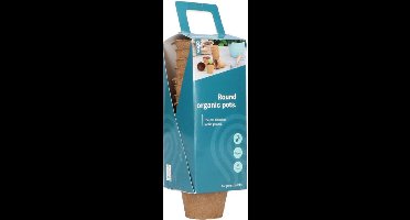 SOGO Biologische turfpotjes 6cm rond 14 stuks