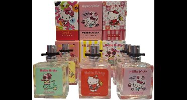 Hello Kitty Choose Your Style Parfum set 6 stuks voor kinderen - 6x15ml - Meisjes