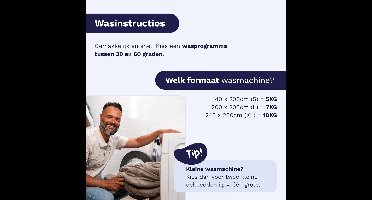 2-in-1 Wasbaar Dekbed Zonder Overtrek - Hypoallergisch 200x200 cm