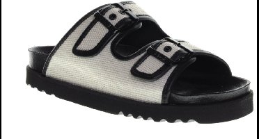 Scholl Juliette Zwart Wit Canvas maat 38