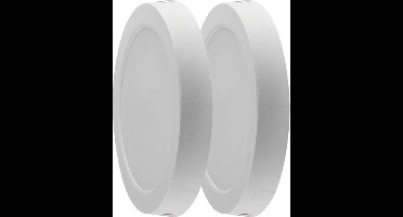 V-TAC VT-60006-RD LED Mini Paneel - Verlicht oppervlak - IP20 - Wit - 6W - 660 Lumen - 6500K - Set van 2