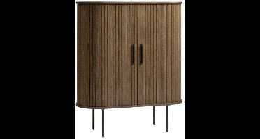 Opbergkast Nola eiken 100x40x118 cm - Bruin