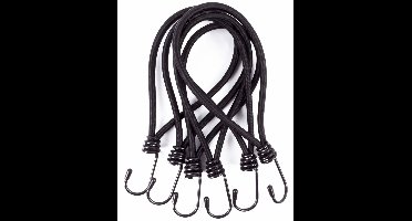 Benson Spanelastieken - met haak - 60x stuks - spanners voor spandoeken - afdekzeilen/netten