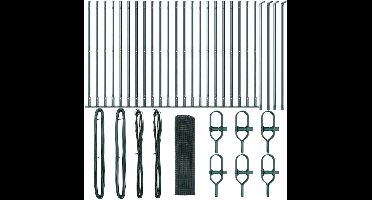 vidaXL - Hekpaal. - Groen