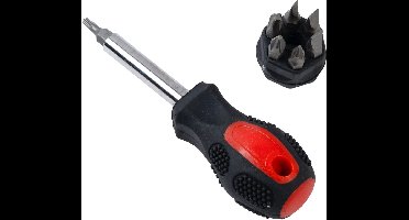 Benson Stubby schroevendraaier bits 7-delig - met handvat