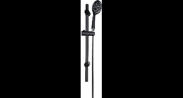 Bath & Shower - Handdouche Set – Zwart – 3 Straalstanden – Inclusief Stang & Slang