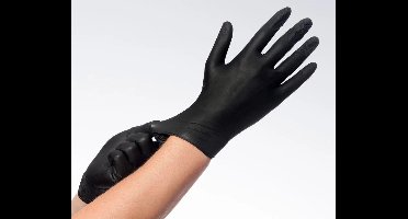 Comforties Soft Nitril Basic handschoenen Zwart 100 stuks Maat: XL Comforties