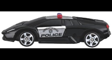 Maisto Modelauto - Lamborghini Murcielago police - zwart - 7,5 x 3 cm - politieauto - schaalmodel - speelgoedauto