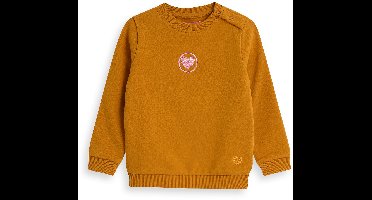 4PRESIDENT Sweater meisjes - Yellow - Maat 110 - Meisjes trui