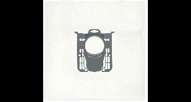 Nedis Stofzuigerzak - 8 Stuks - Synthetisch - Meest verkocht voor: Replacement for Electrolux, AEG and Philips Original Bag - Wit