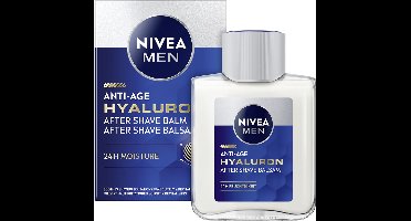 NIVEA MEN Anti-Age Hyaluronzuur Aftershave Balsem - Aftershave Balm met Hydraterende werking - 100 ml