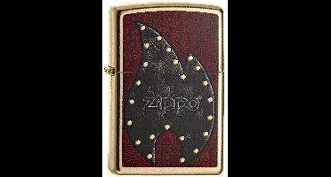 Zippo aansteker Leather Flame