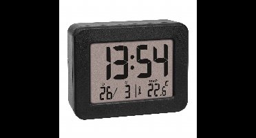 TFA Dostmann 60.2044.01 Wekker Kwarts Zwart Alarmtijden 1