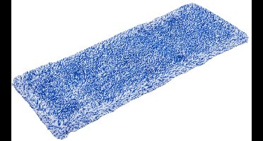 D&L Microvezel Vloermop Premium - 40cm - Blauw Gemêleerd