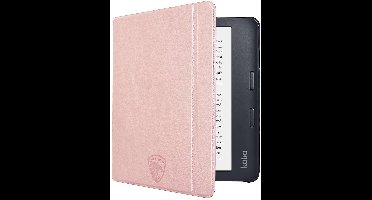 Slimfit Hoesje - Sleepcover Geschikt voor Kobo Libra Colour - Hoes Cover - Roze Goud - ereader hoesje - cover