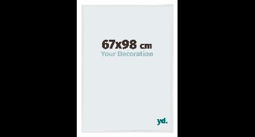 Your Decoration - Puzzellijst 67x98 cm - Wit Hoogglans - Puzzellijst 1500-2000 stukjes - Kunststof Fotolijst - Annecy
